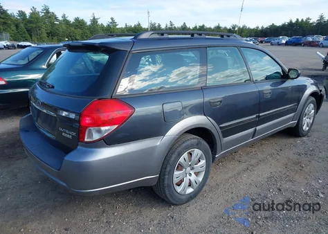 2009 Subaru Outback 2.5I z USA, uszkodzony, nr VIN 4S4BP60C697319078